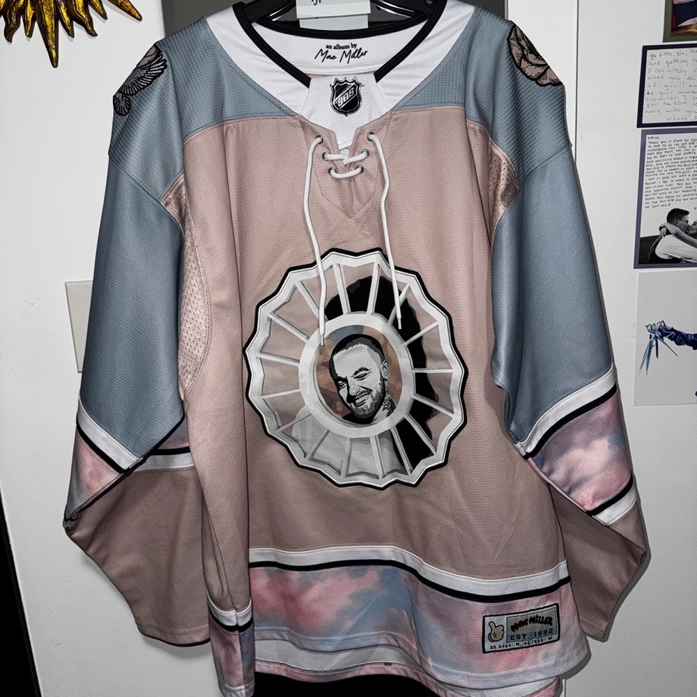 808 Mac Miller Divine Feminine Hockey Jersey